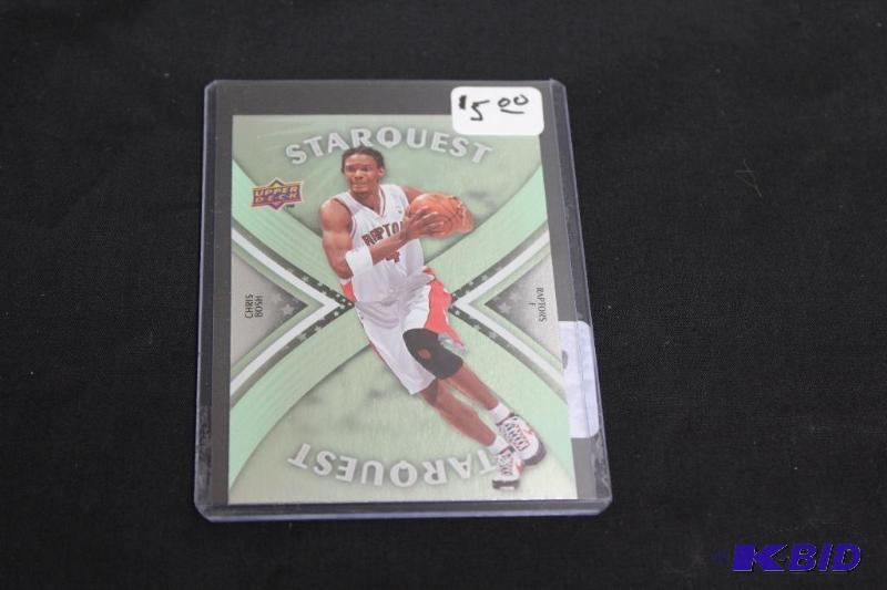 Collectable Basketball Card in Protective Cas...