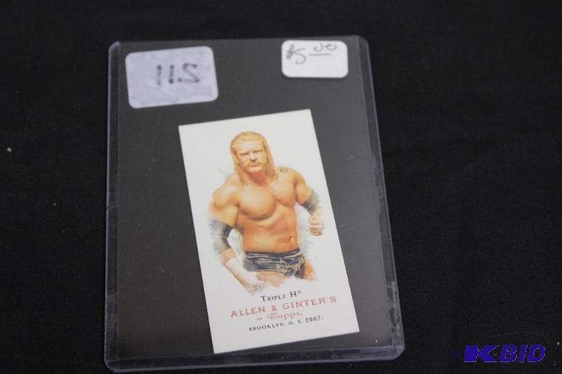 Triple H Card in Protective Case&nbsp...
