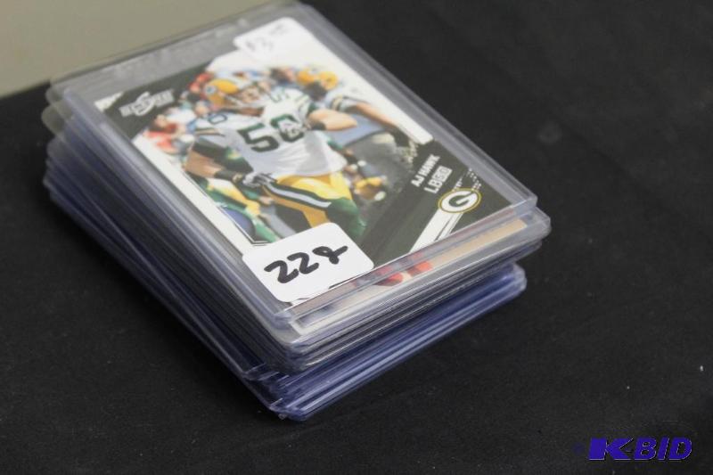 Lot of 20 Collectable Football Cards in Prote...