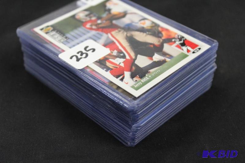 Lot of 20 Collectable Football Cards in Prote...