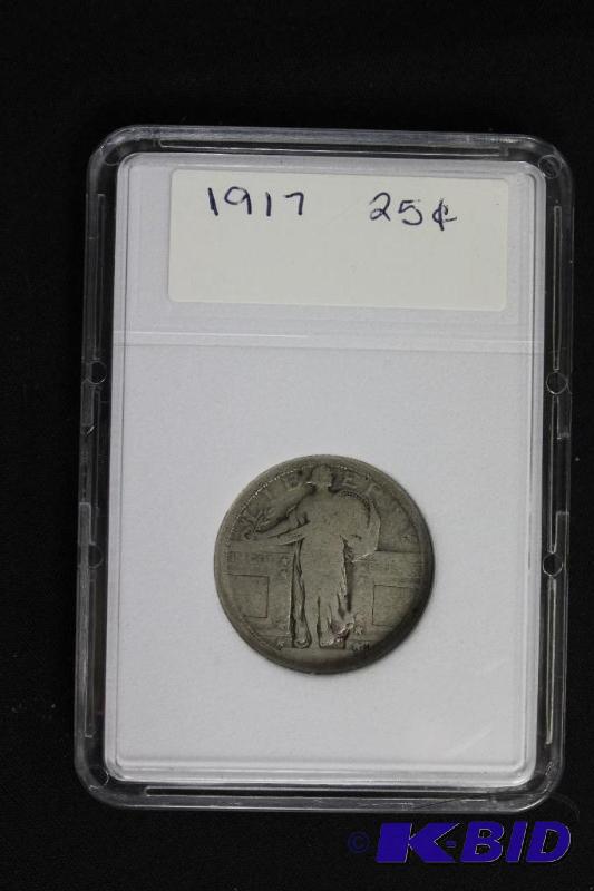 1917 Type 1 Standing Liberty Quarter&nbsp...