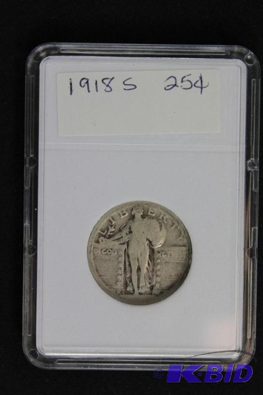 1918 S Standing Liberty Quarter&nbsp...