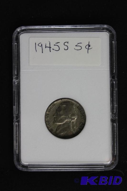 1945 S Jefferson War Nickel&nbsp...