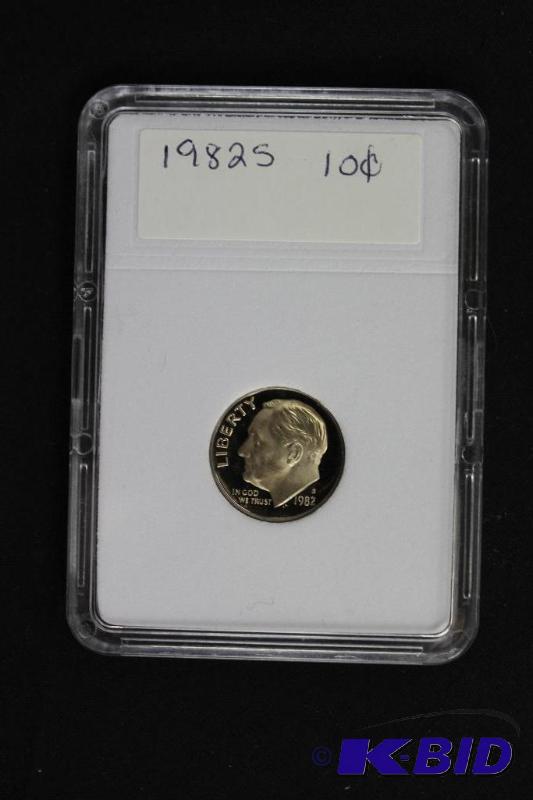 1982 S Roosevelt Dime&nbsp...