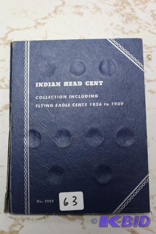 Indian Head Cent Collection Including Key Dates 1875, 1878, 1894, 1908, 1909