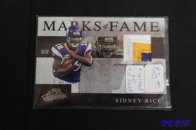 Collectable Football Card in Protective Case...