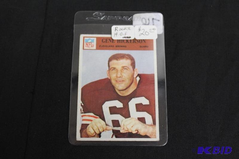 Collectable Football Card in Protective Case...