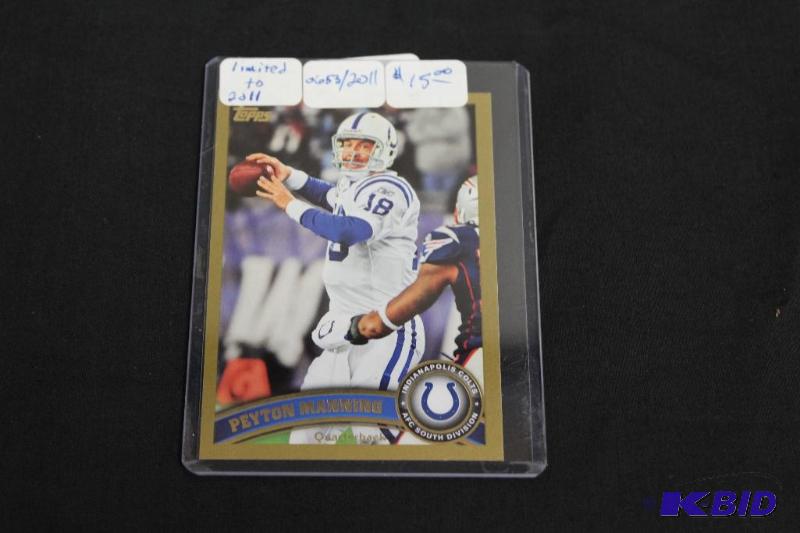 Collectable Football Card in Protective Case...