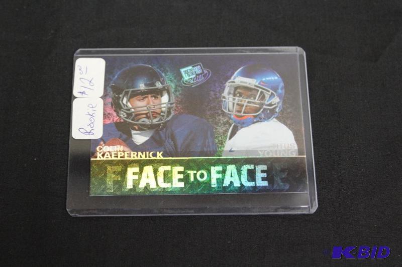 Collectable Football Card in Protective Case...