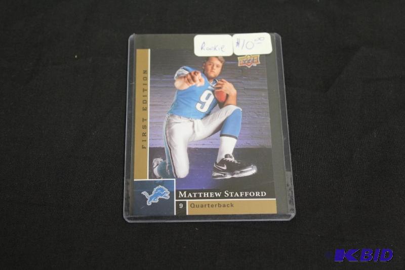 Collectable Football Card in Protective Case...