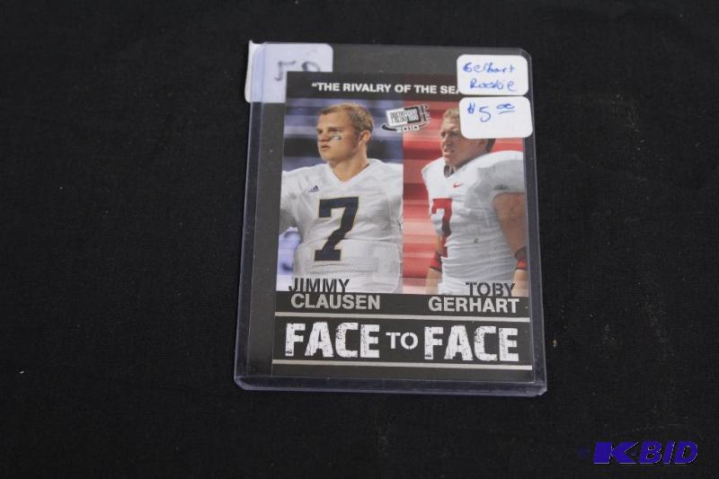 Collectable Football Card in Protective Case...