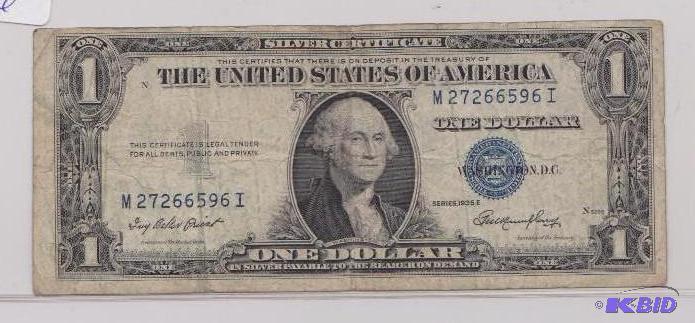 1935 E Silver Certificate