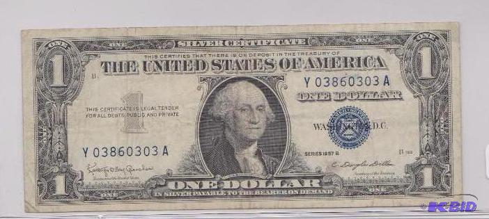 1957 B Silver Certificate