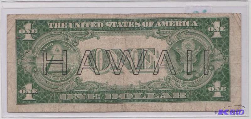 1935 A Hawaii Silver Certificate