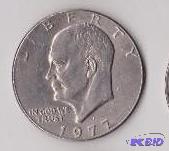 1977 D Ike Dollar