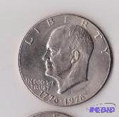 1976 D Bicentennial Ike Dollar