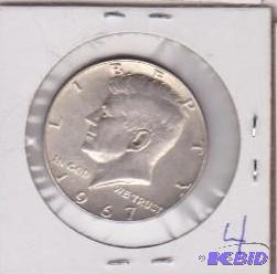 1967 40% Silver Kennedy Half Dollar
