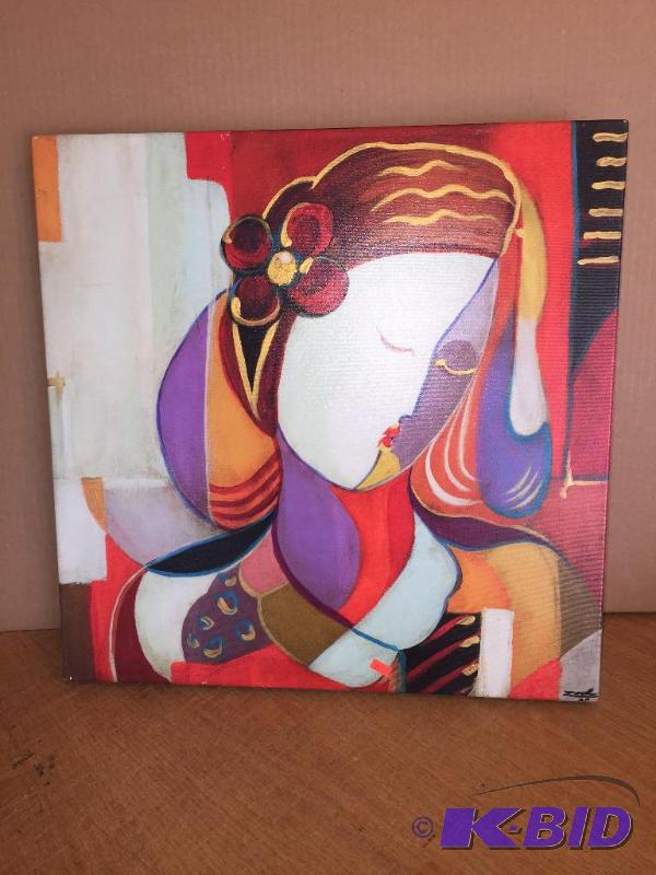 Painting on canvas...