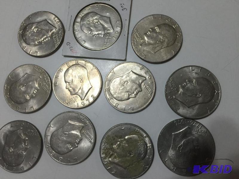 Ike Dollars, qty 11...