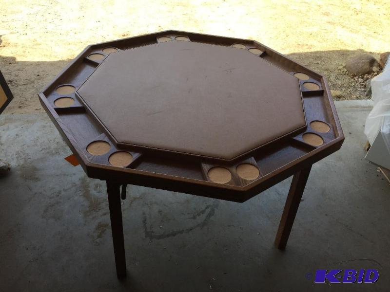 Poker table, seats 8, folding legs, table top...