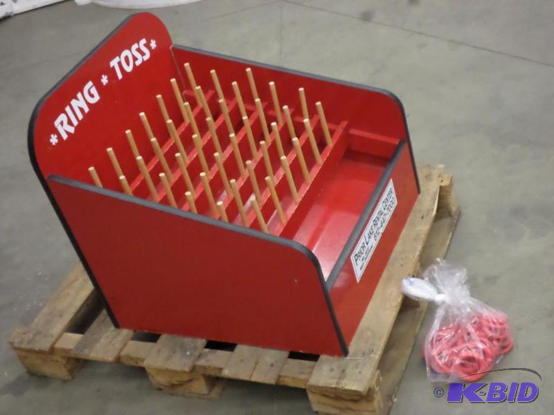 lot 39 image: Ring Toss Party Game With Bag Of Throwing Rin...