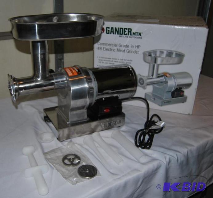 lot 30 image: Professional 8.5hp Electric Meat Grinder, 304...