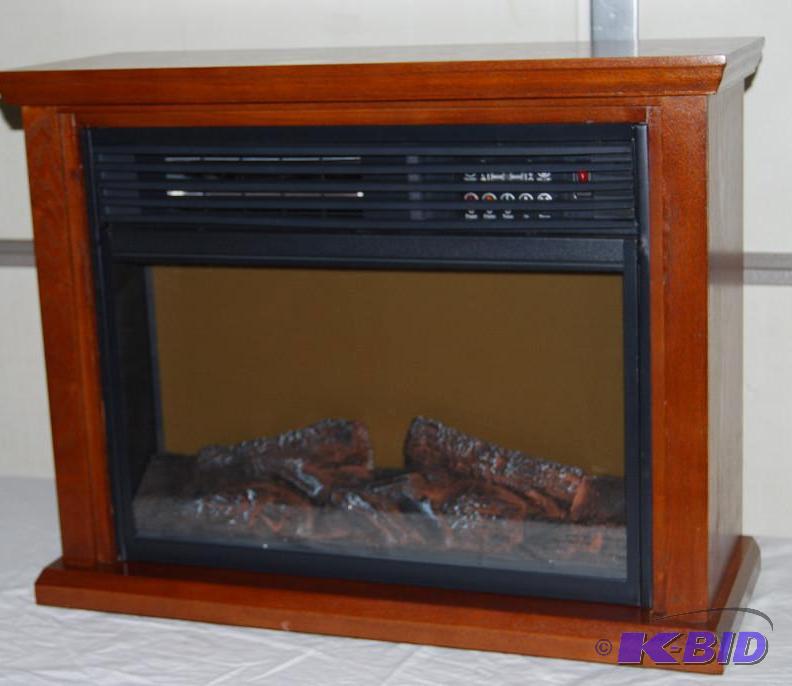 lot 31 image: Pro Fusion Rolling Infrared Fireplace With Ma...