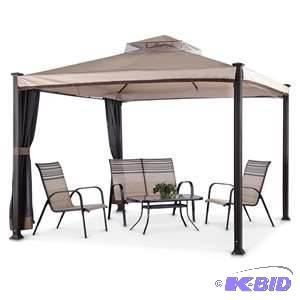 lot 46 image: Everton 10x10 Gazebo, powder coated steel fr...