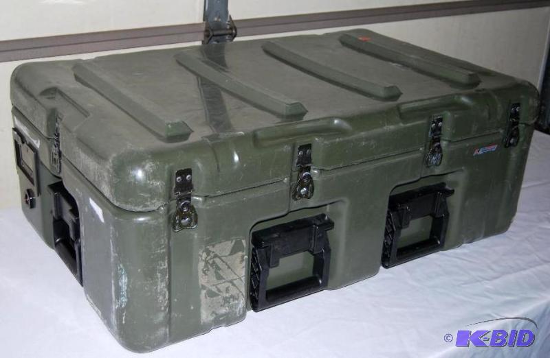 lot 57 image: Hardigg US Military Wheeled Medical Chest, mu...