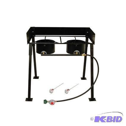 lot 73 image: King Kooker 30" Portable Double Propane ...