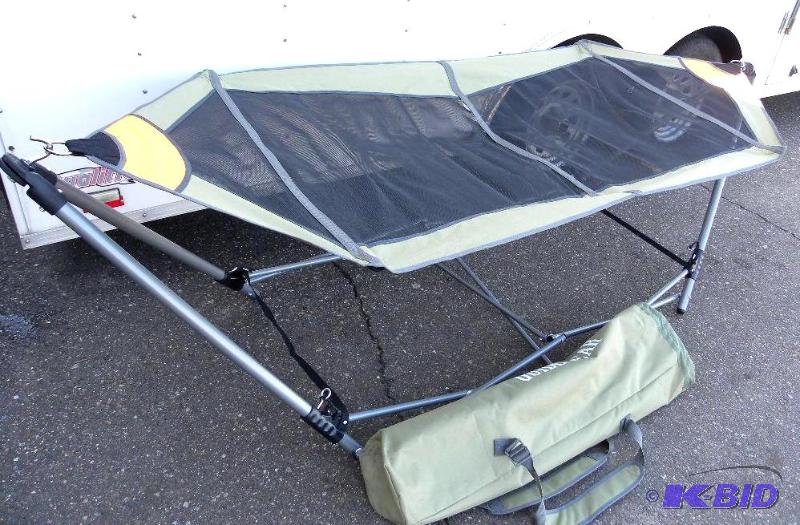 lot 79 image: Portable Folding Hammock, foldable, steel fra...