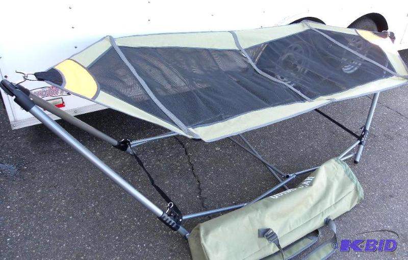 lot 82 image: Portable Folding Hammock, foldable, steel fra...