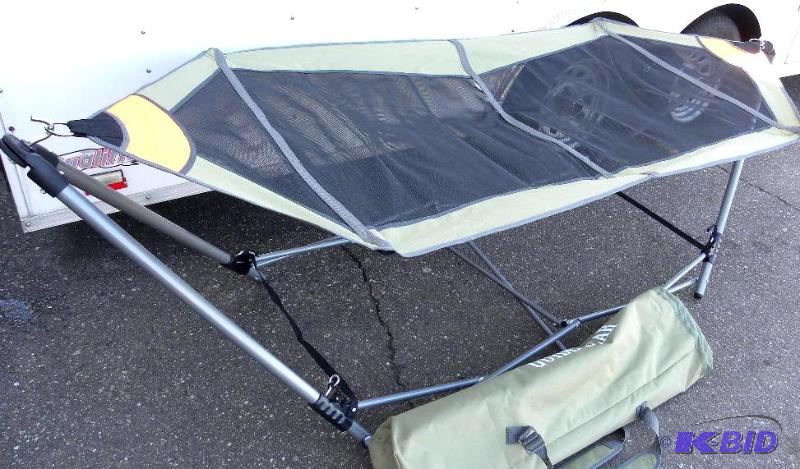 lot 83 image: Portable Folding Hammock, foldable, steel fra...