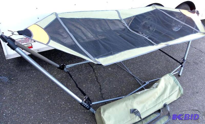 lot 85 image: Portable Folding Hammock, foldable, steel fra...