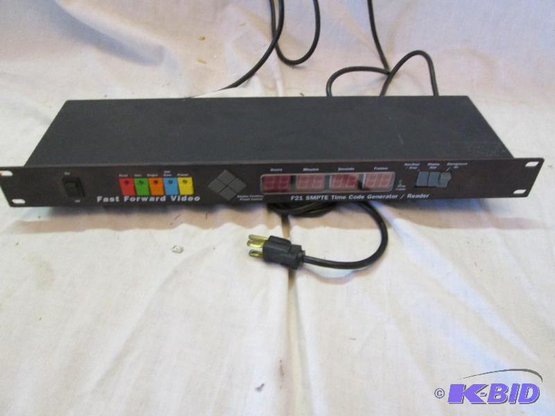 lot 113 image: Fast Forward Video F21 SMPTE time code genera...