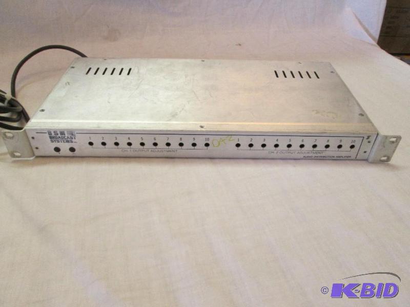 lot 115 image: BSM Broadcast Systems 2 channel audio distrib...