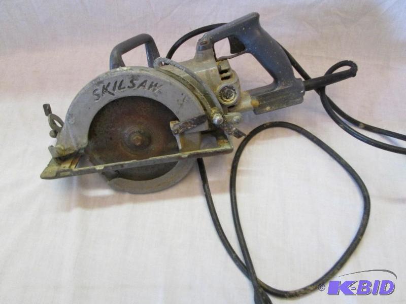 lot 119 image: SkillSaw wormdrive, electric...