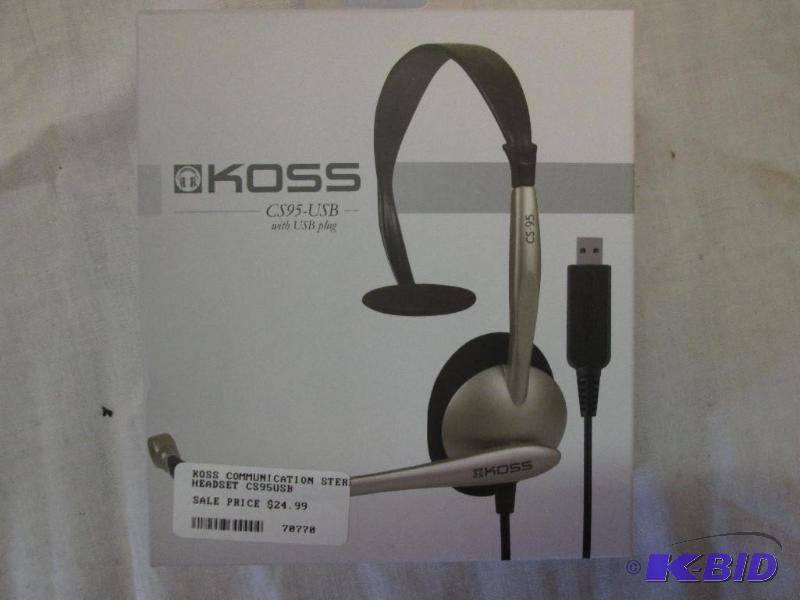 Koss cs95 usb online headset