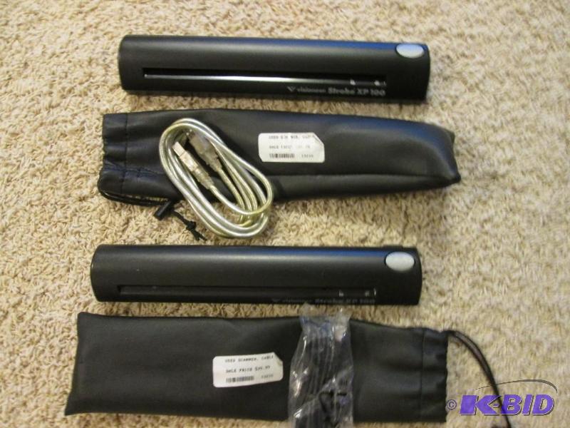 lot 34 image: LOT OF 2 Visioneer Strobe XP100 portable scan...