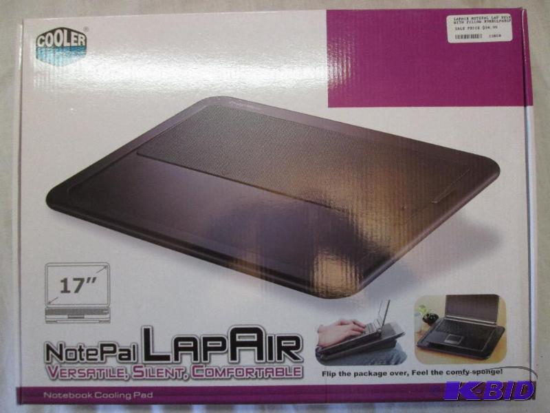 lot 4 image: Notepal 17" laptop cooling pad, keep you...