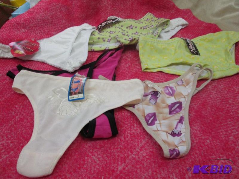 size small ladies panties various colors...