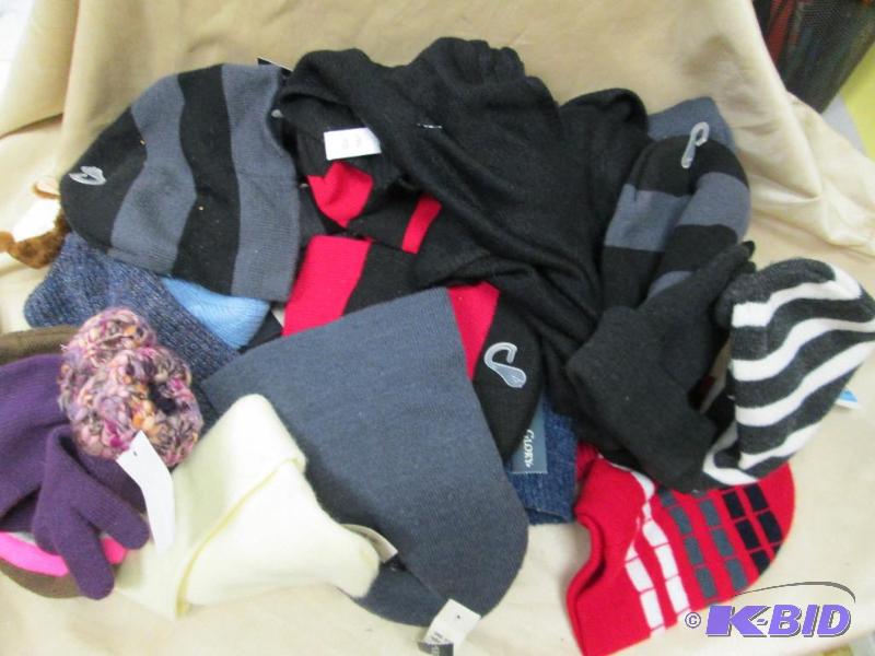 Assortment of sizes, color, shapes of winter ...