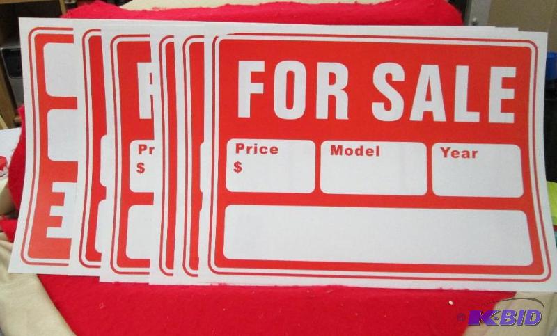 Qty 7 For sale signs...