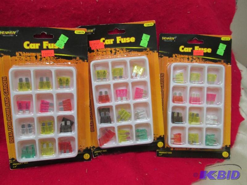 Qty 3 Howdy car fuse ideal for home and garde...