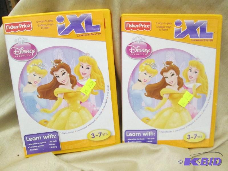 Qty 2 Fisher-price iXL learning system Disney...