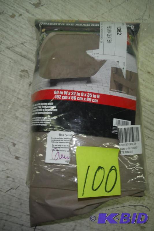 lot 100 image: Backyard Grill 60 inch Grill Cover