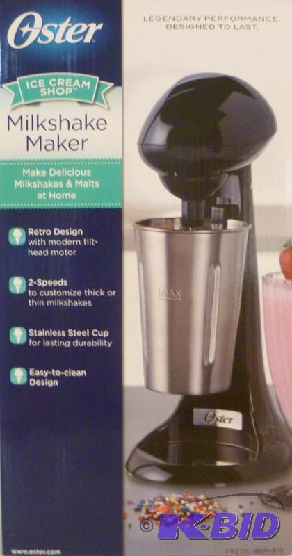 lot 24 image: Oster Milkshake Maker, Black