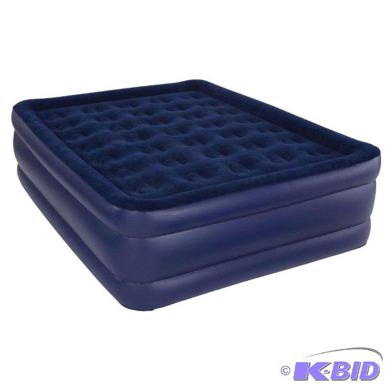 lot 37 image: Pure Comfort Extra Long Queen Flock Top Air Bed