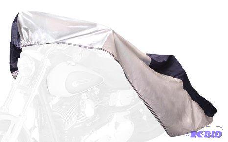lot 66 image: Budge Sportsman Motorcycle Cover Waterproof, Fits Motorcycles 96 Long x 44 Wide x 44 High, MC-7