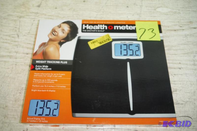 lot 73 image: Health O Meter Scale Extra Wide Split Platform, Weight Tracking Plus
